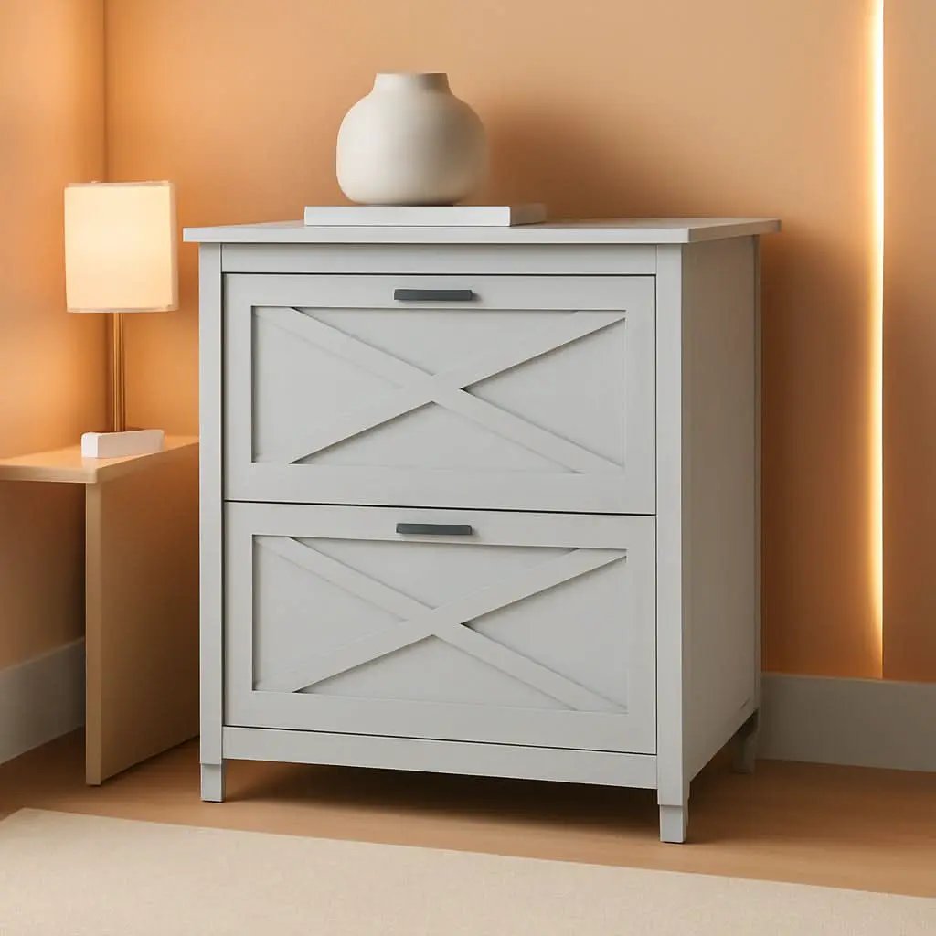 Key West 2 Drawer Lateral File Cabinet In Cape Cod Gray from PriceLows™