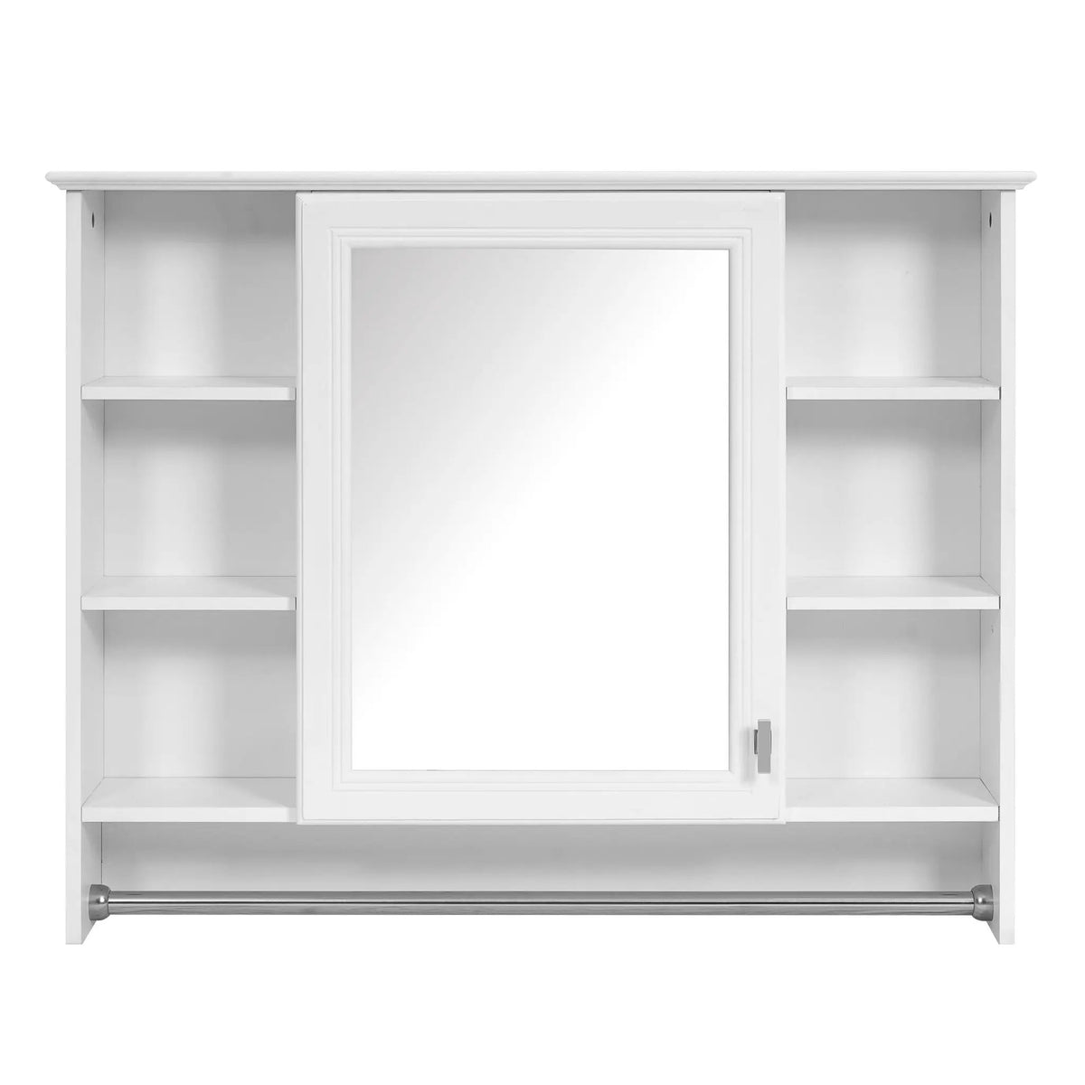 Wall Mounted Mirror Cabinet | Soft Close Door | Adjustable Shelf | Towel Bar