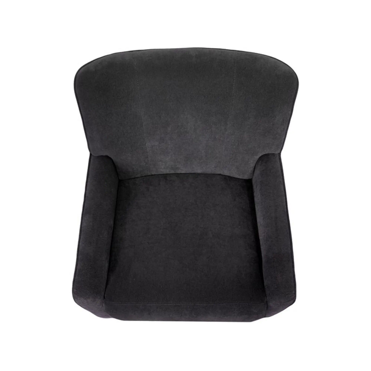 Stylish Recliner Chair - | 33 x 37 x 37 in | Solid Wood & Plywood | Gray