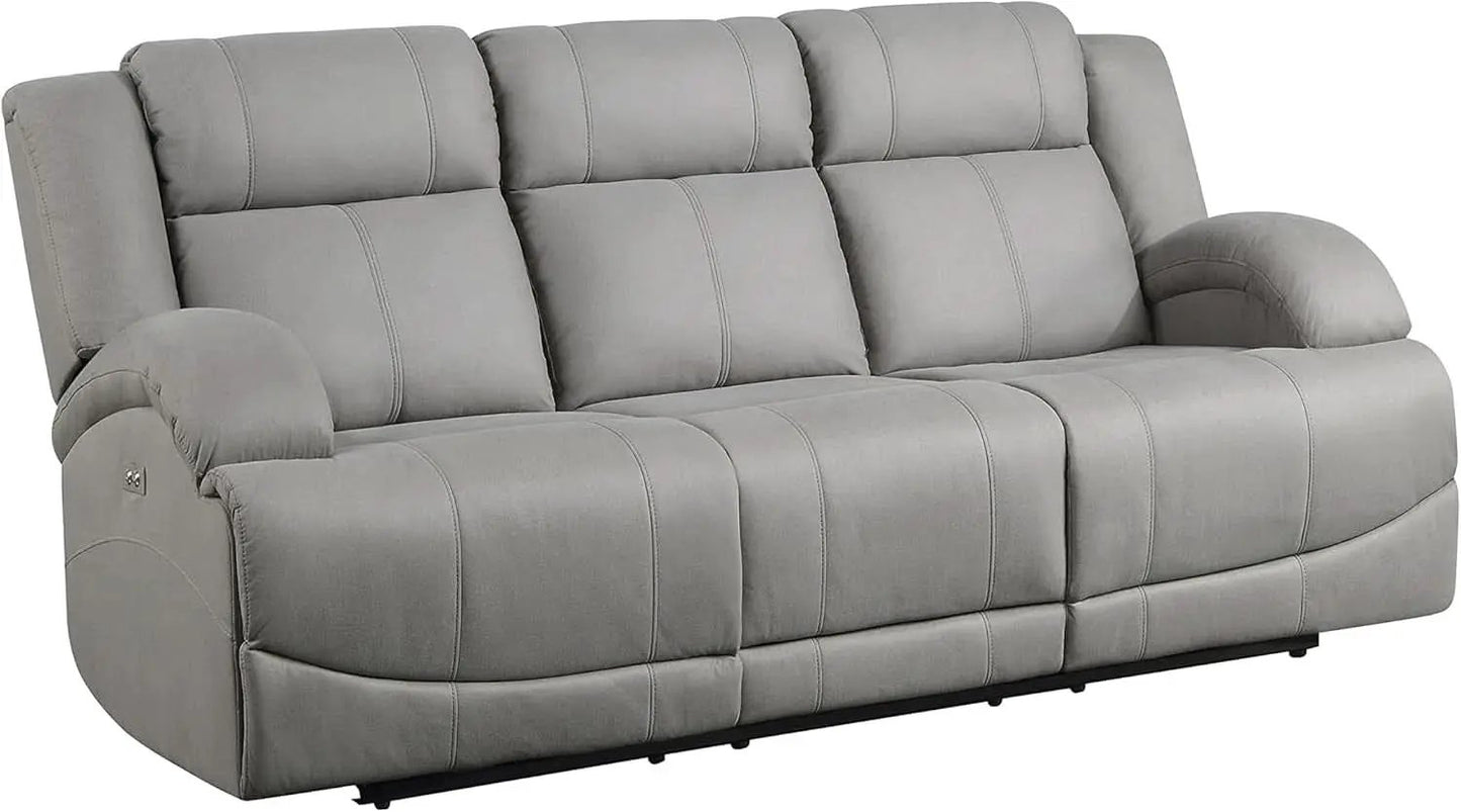 Landwood 3 Piece Power Reclining Living Room Set Gray from PriceLows™