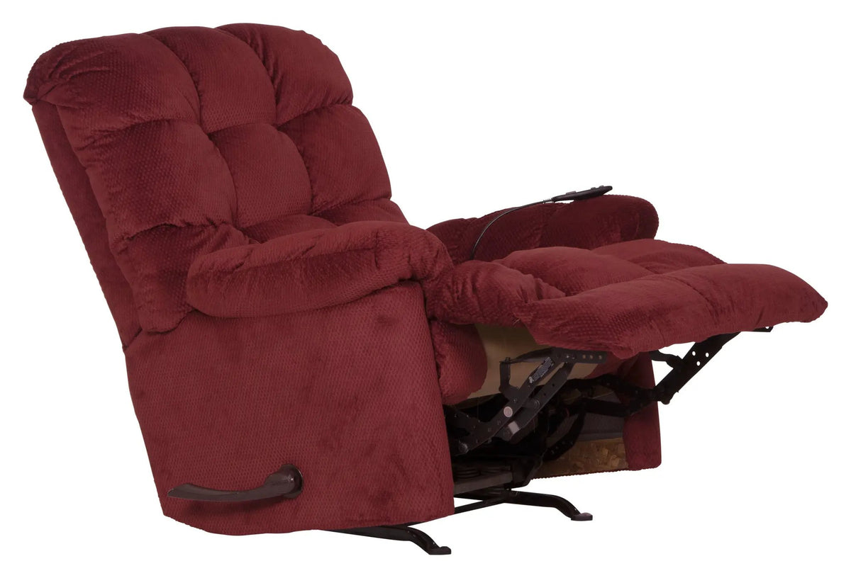 Nettles Chaise Rocker Reclining With Deluxe Heat/Massage Rocker Chair | 3 Pieces | Living Room Furniture | Living Room