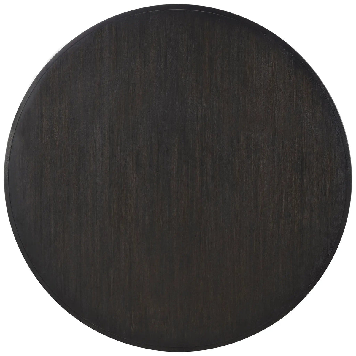 Leandro 60-inch Round Dining Table Burnished | 59.75 x 59.75 x 30.25 in | Dining Room Furniture | Black