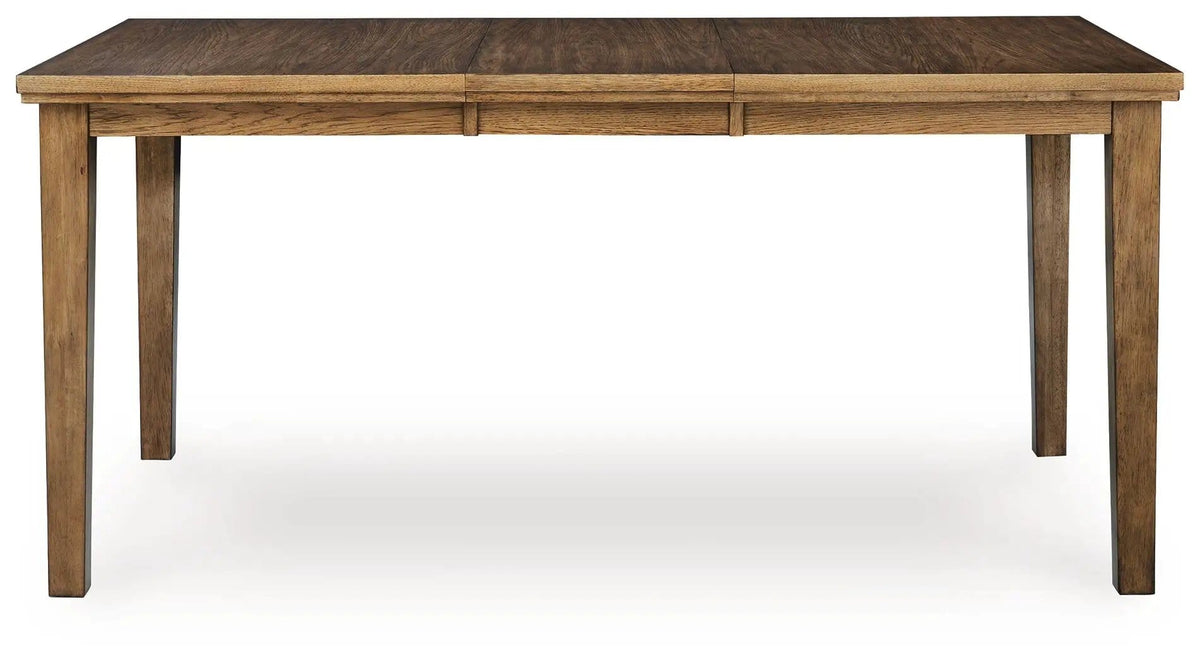 Urbinforte Counter Height Dining Extension Table | 42 x 78.13 x 36 in | Engineered Wood | Light Brown