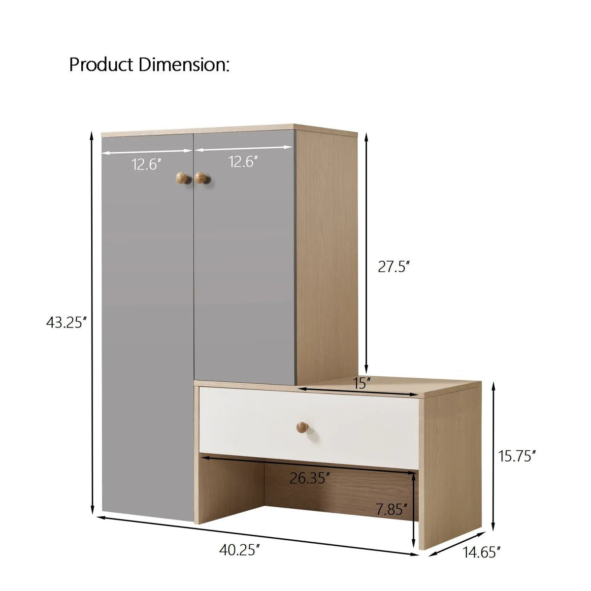 Shoe Storage Bench | Adjustable Shelves | Organizer | Gray Or White Or Wood