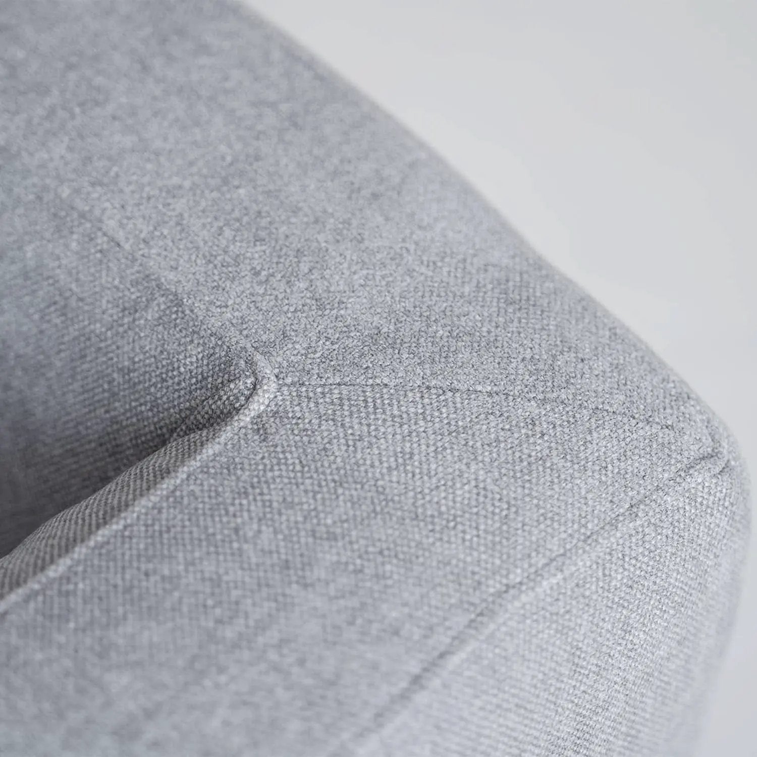 L Shaped Sectional Sofa Convertible In Linen Grey Modern from PriceLows™