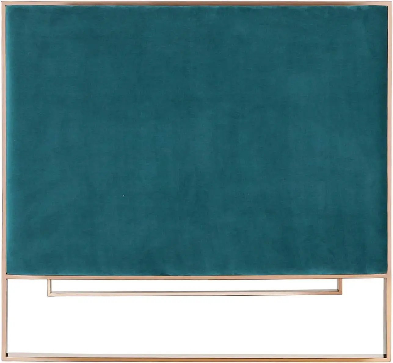 57 Inch Teal Velvet Loveseat For Living Room High Density Foam from PriceLows™