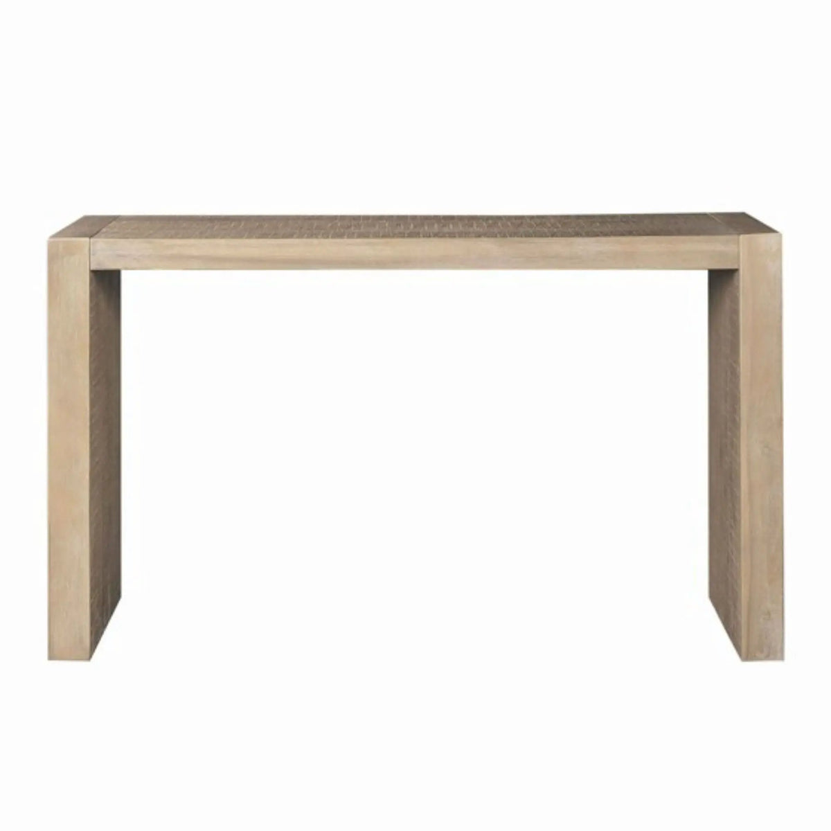 Modern Console Table | 54 Inch Width | Solid Wood Construction | Clean-Lined Design