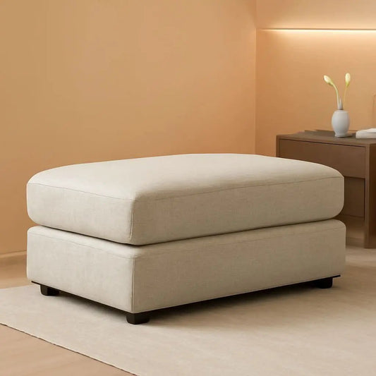 Soletren Oversized Ottoman Off White Modern Furniture from PriceLows™