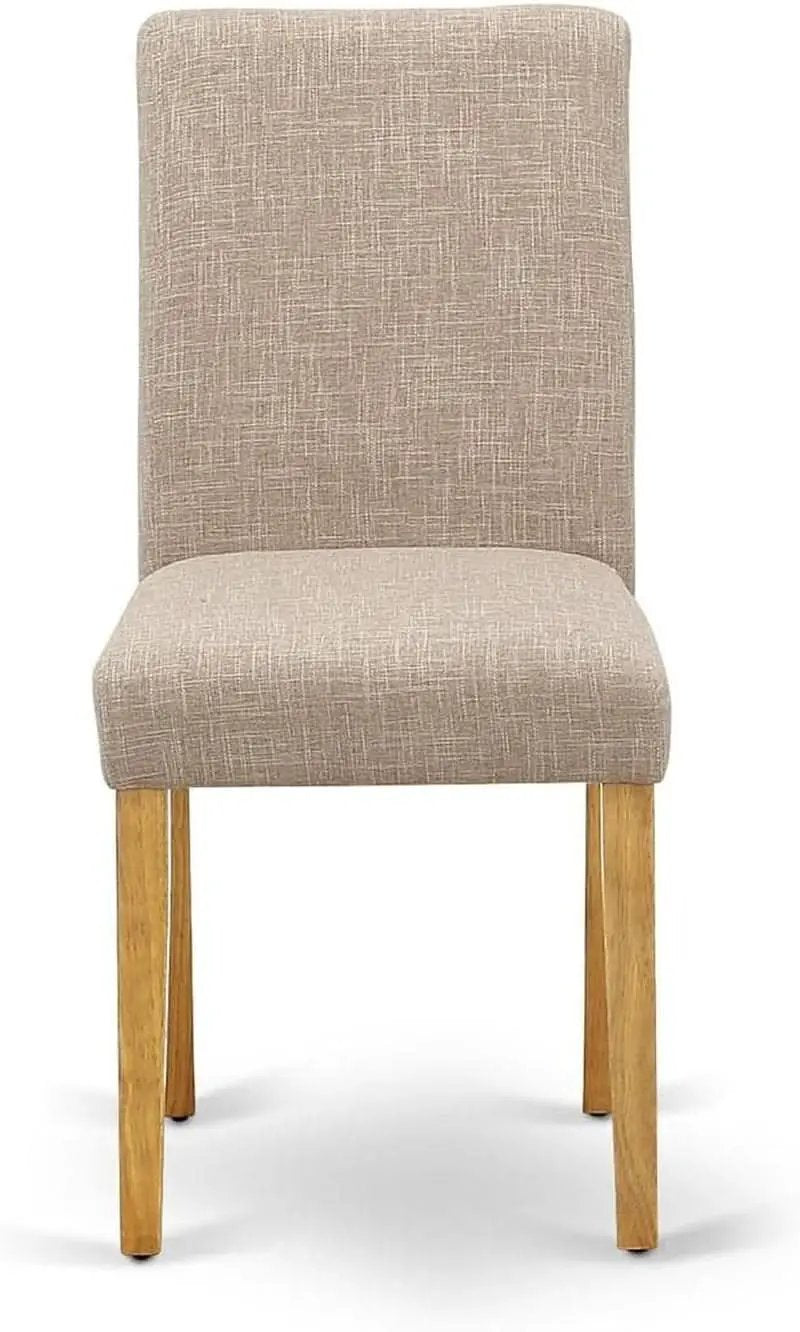 Abbott Parson Dining Chairs Light Tan Linen Set of 2 from PriceLows™