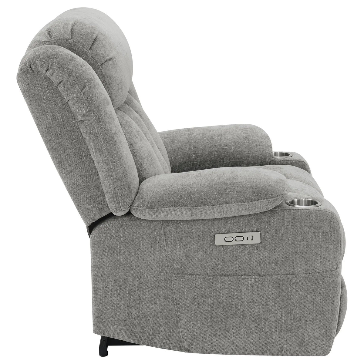 Beca Power Lift Recliner | Upholstered | Integrated Cupholders | USB Charging Port