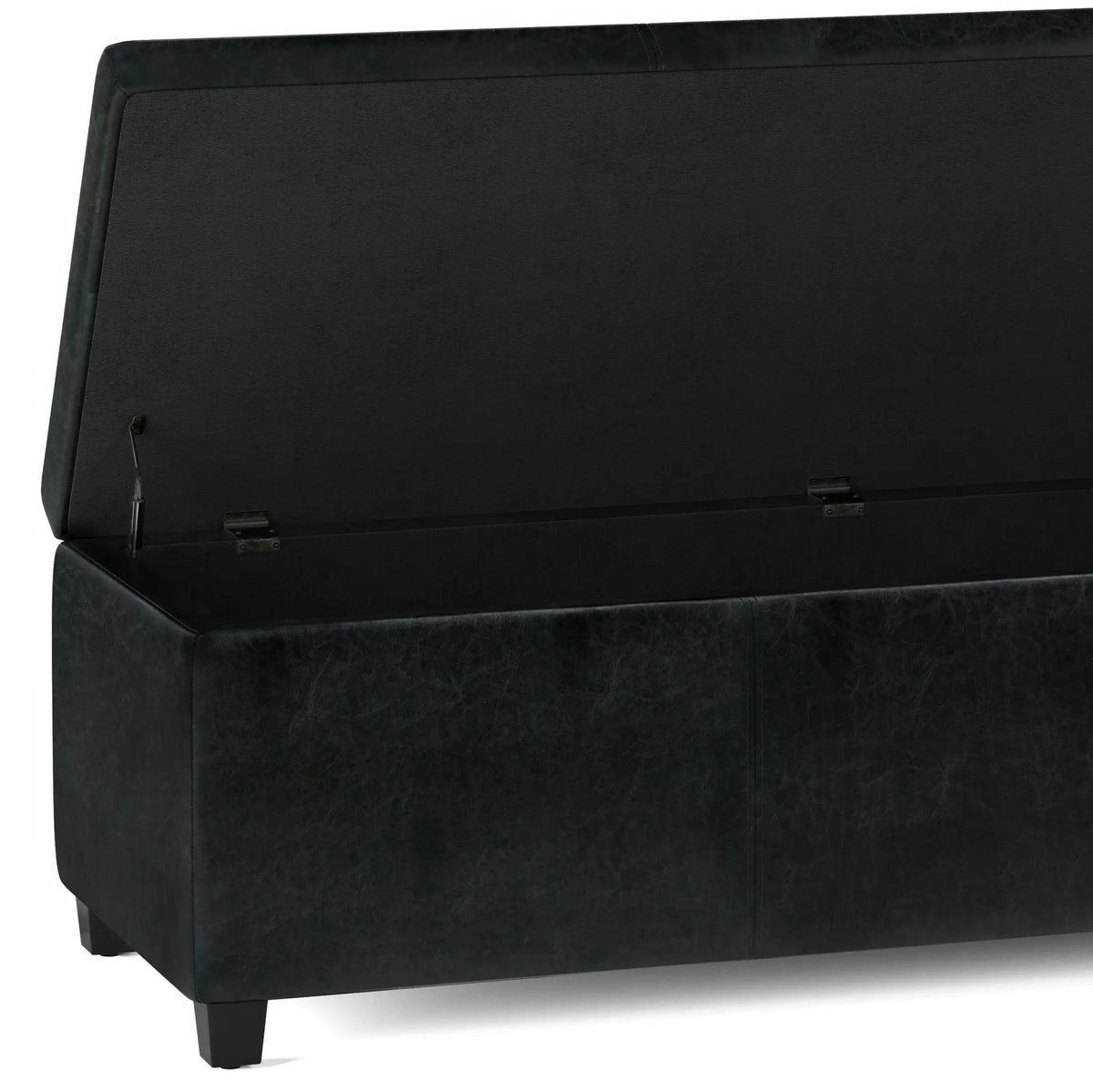 Storage Ottoman Bench | Solid Wood Frame | High Density Foam