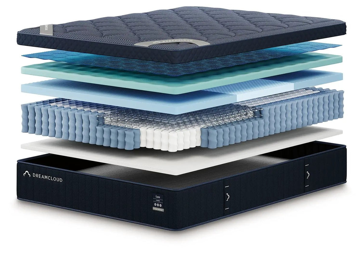 DreamCloud Luxe Hybrid Mattress | 14 Inch Height | Restful Sleep | Luxe Comfort