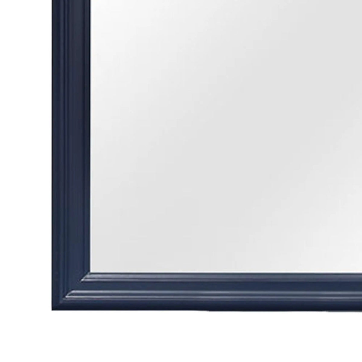 Charlston Mirror | 38 Inch Square | Tempered Glass | Solid Wood Frame