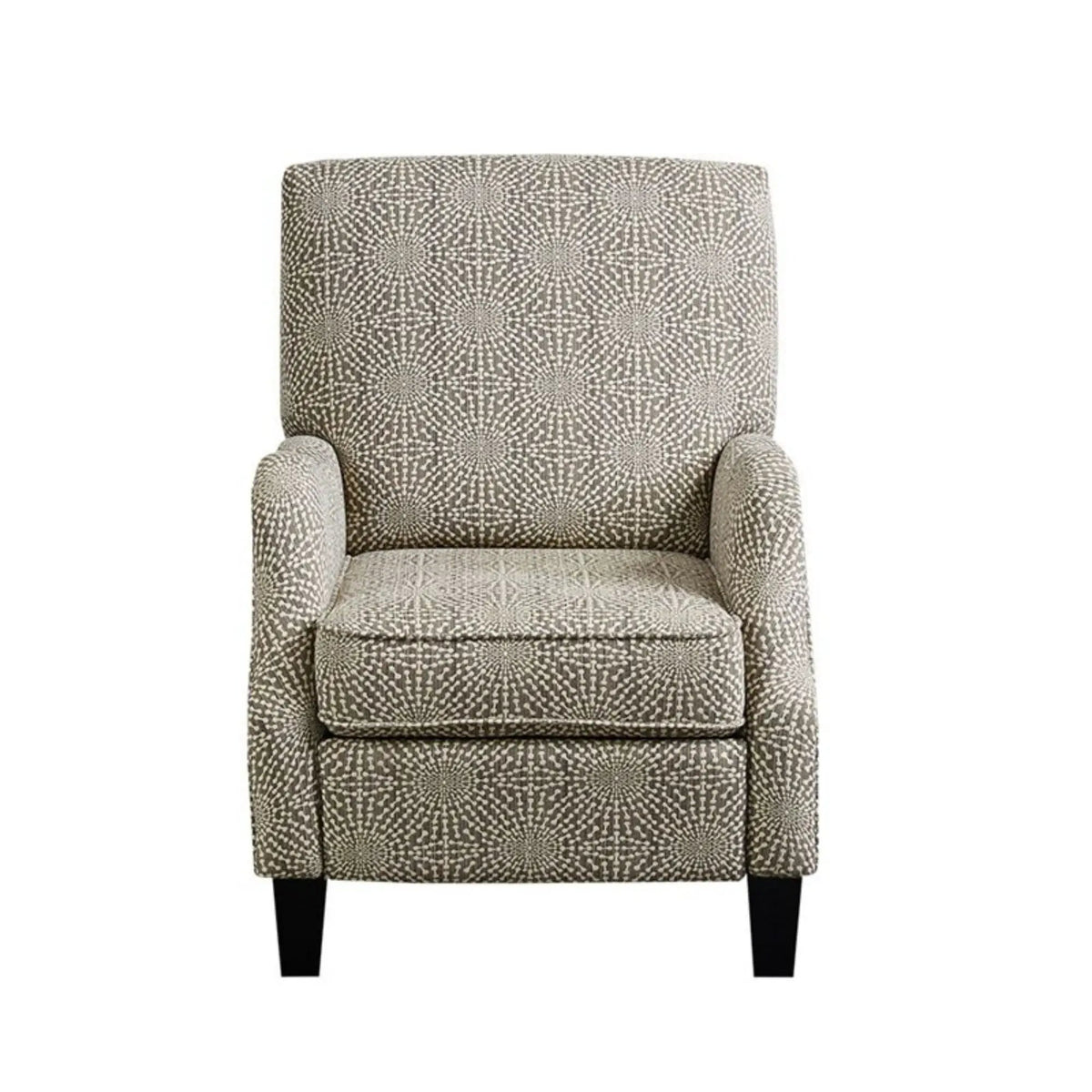 Hoffman Push Back Recliner | Beige Multi | High-Density Foam | Easy Assembly