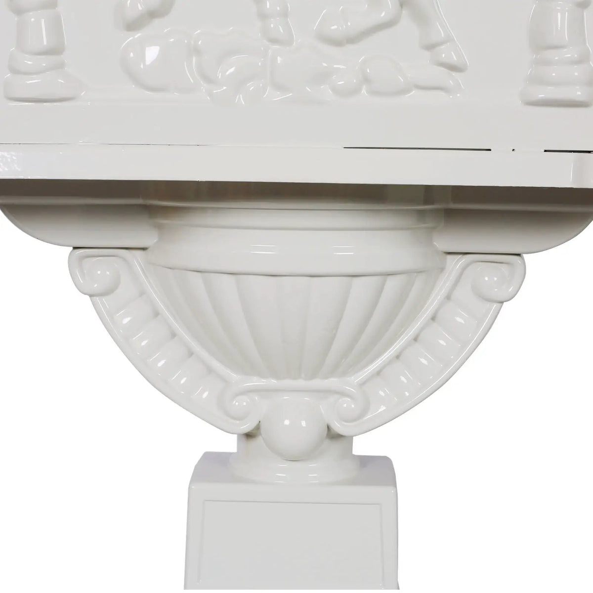 Cast Aluminum Mailbox | 45.5 Inch Height | Spacious Interior | Postal Box Design