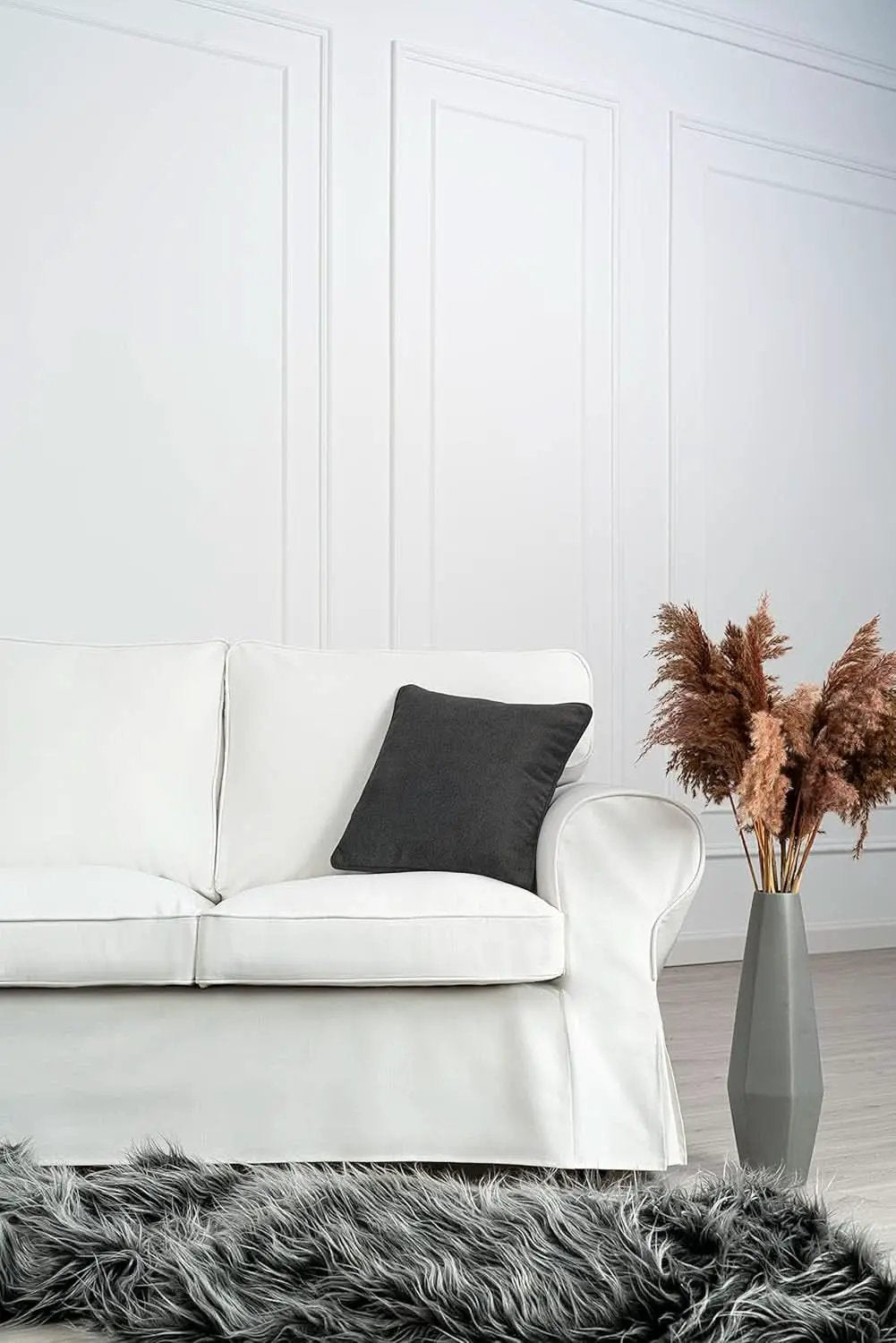 IKEA Ektorp 3 Seat Sofa Slipcover White Replacement from PriceLows™