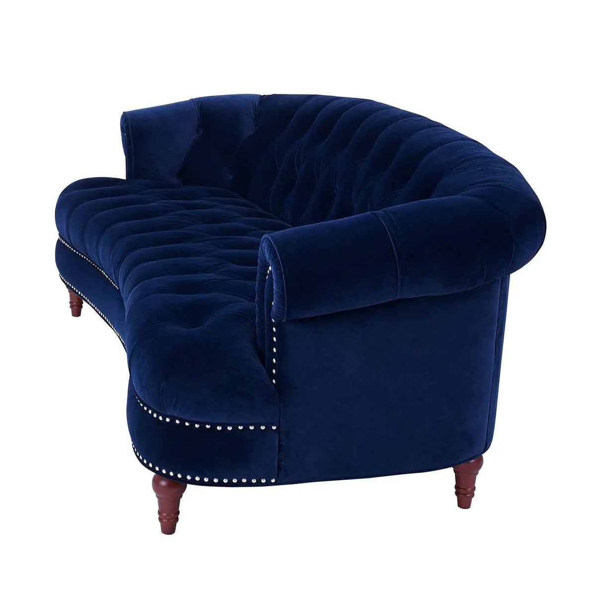 La Rosa Victorian Chesterfield Tufted Sofa | 3 Pieces | Fabric & Iron | Living Room