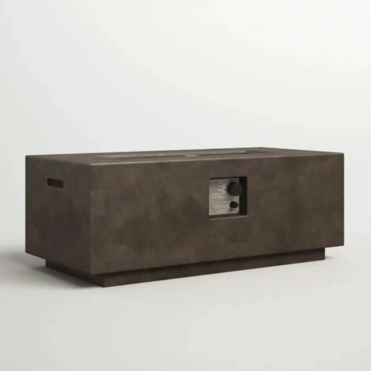 Gas Fire Pit Table | Propane Or Natural Gas | Fiber Concrete | Push-Button Control Panel