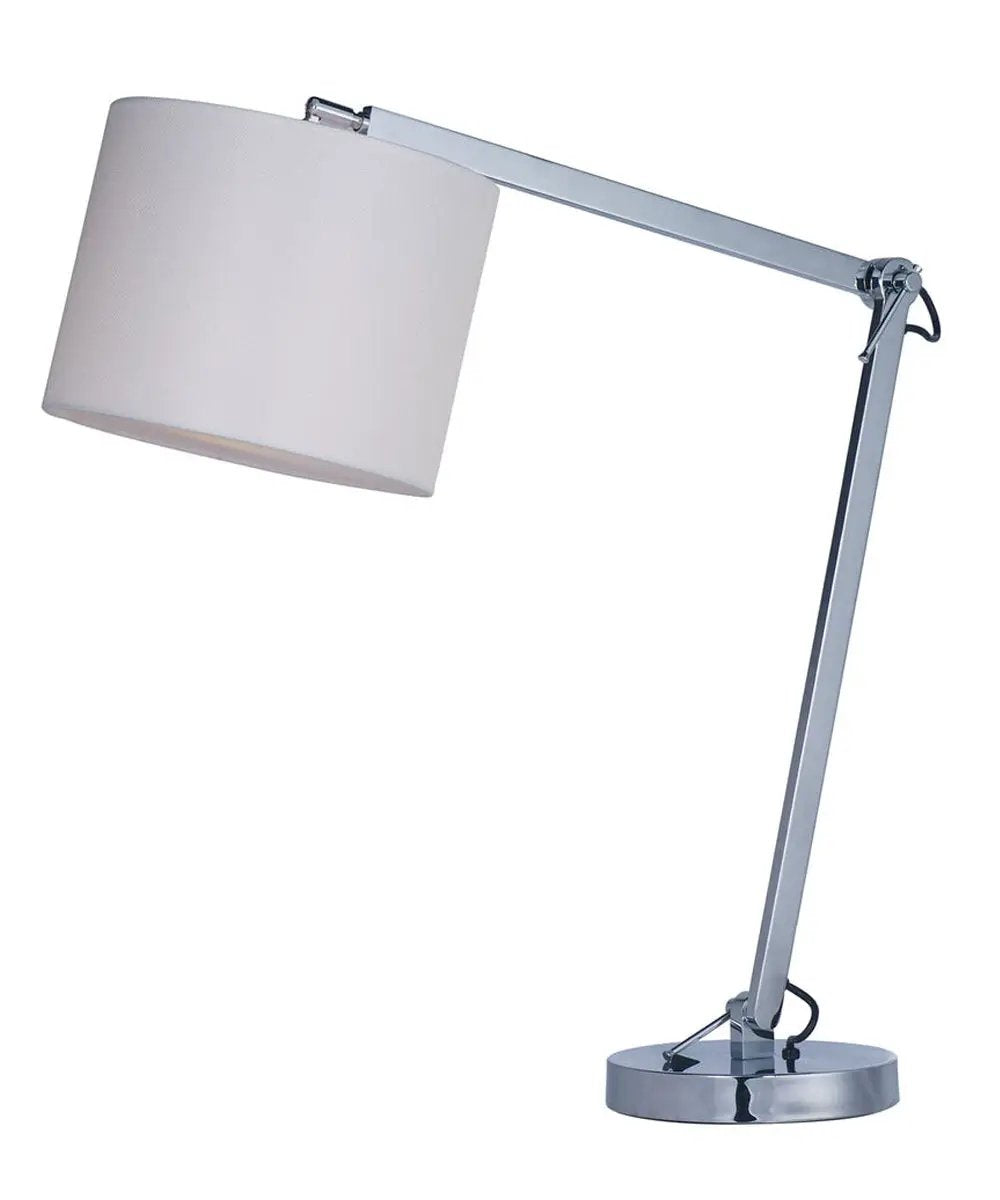 Table Lamp | 19 Inch Height | 1 Light LED | Polished Chrome Finish