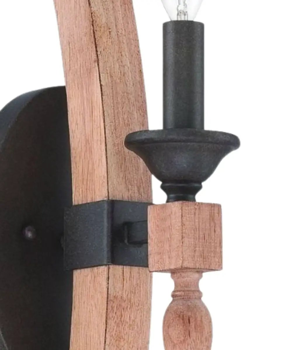 Wall Sconce | 1 Light | Aged Bronze Finish | 5 Inch Width