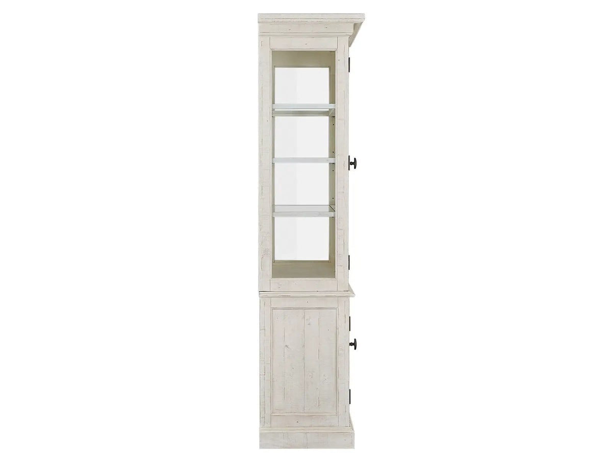 Bronwyn China Cabinet | China Cabinet | Tempered Glass & Mdf | Alabaster