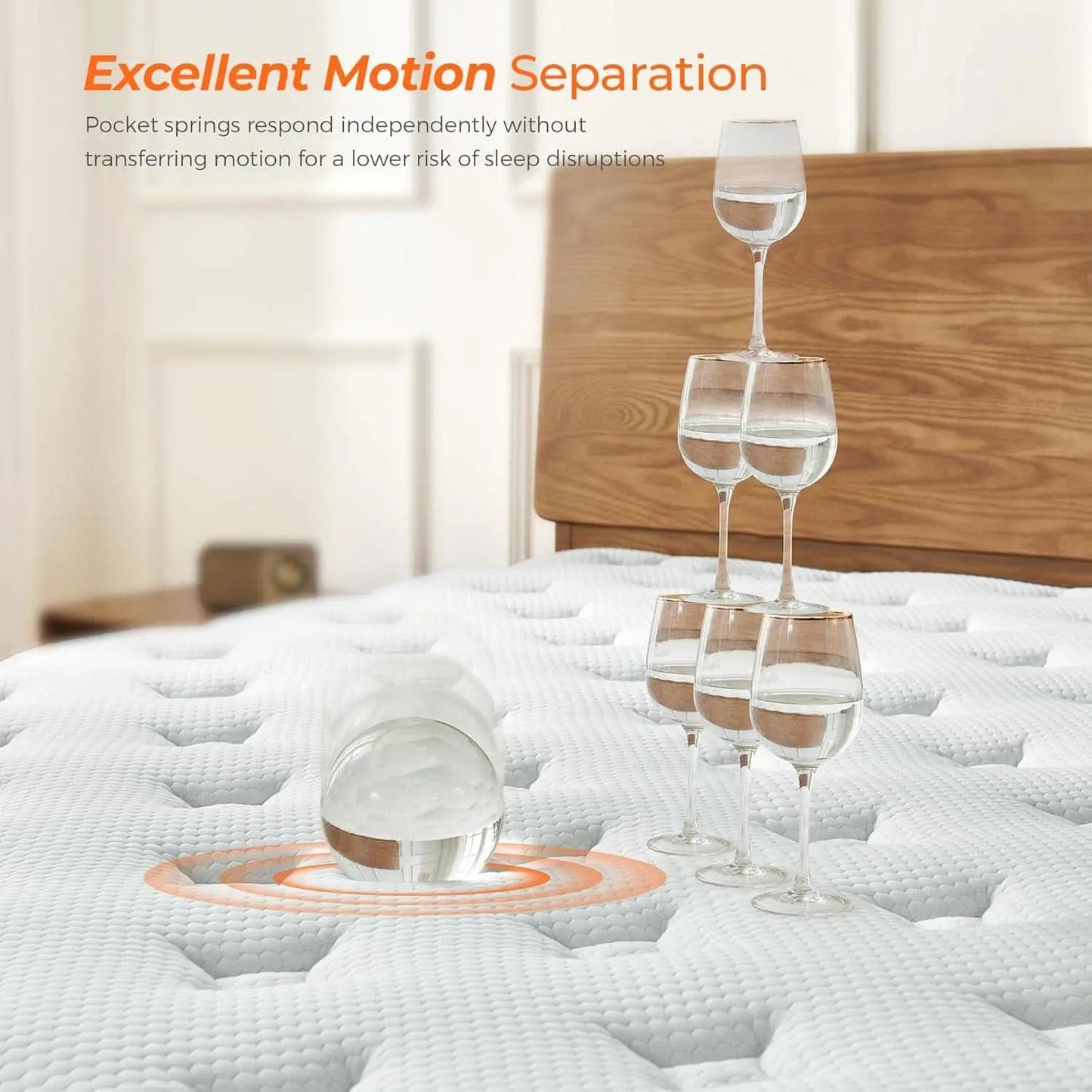 Queen Size Hybrid Mattress Gel Memory Foam Pro Edition from PriceLows™