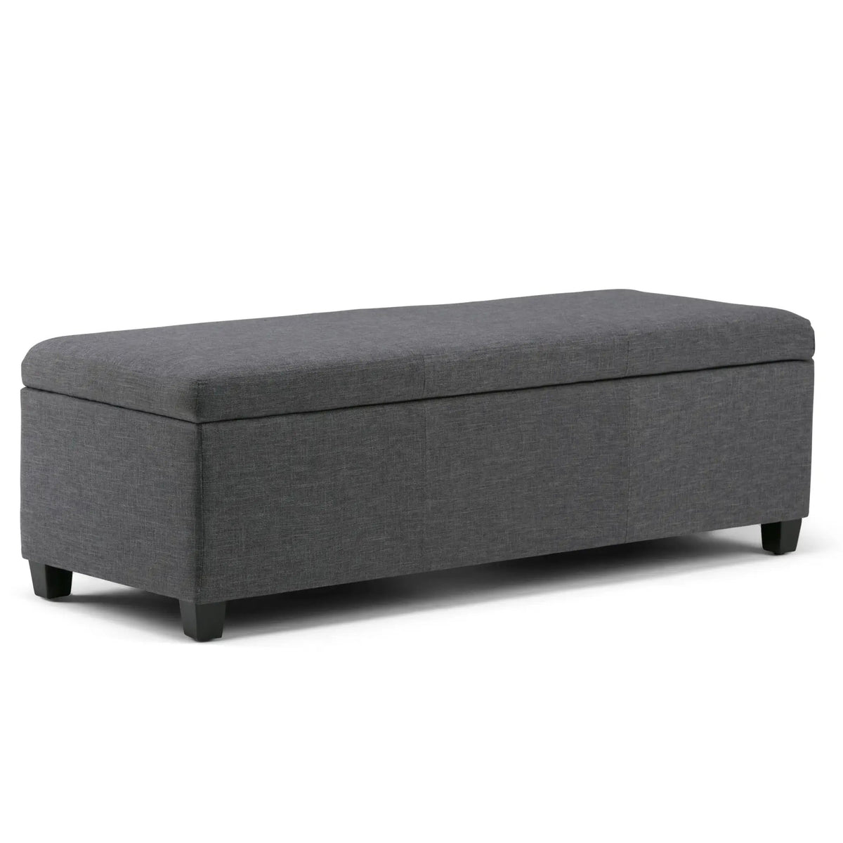 Storage Ottoman Bench | Solid Wood Frame | High Density Foam
