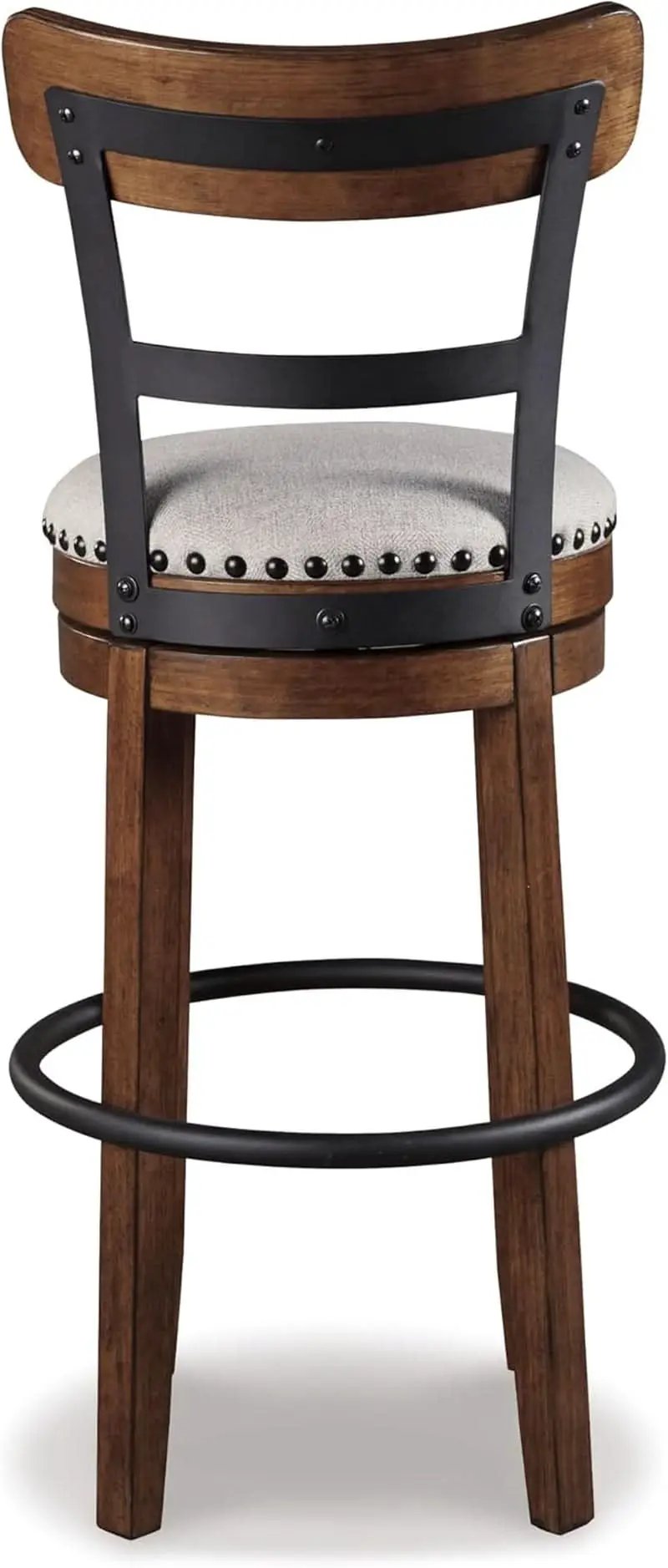 Valebeck 30 Inch Farmhouse Pub Height Bar Stool Brown from PriceLows™
