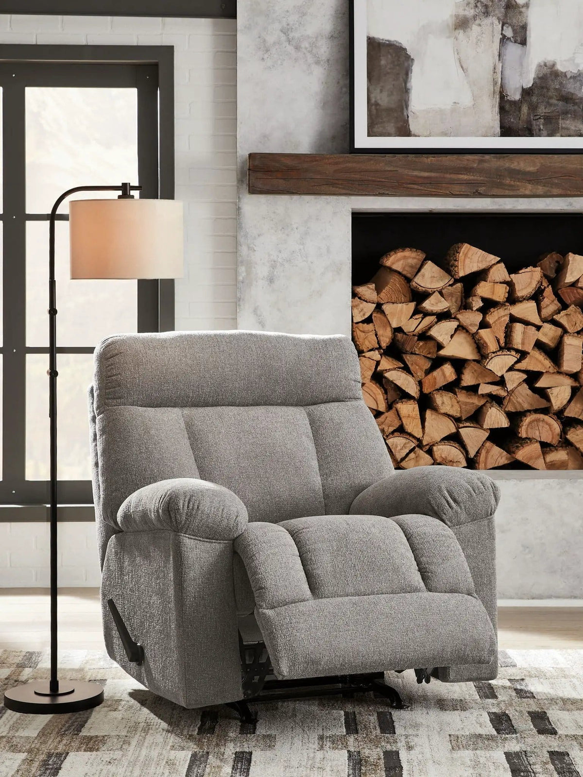 Hoyne Park Rocker Recliner Rocker Chair | 2 Pieces | Fabric | Living Room
