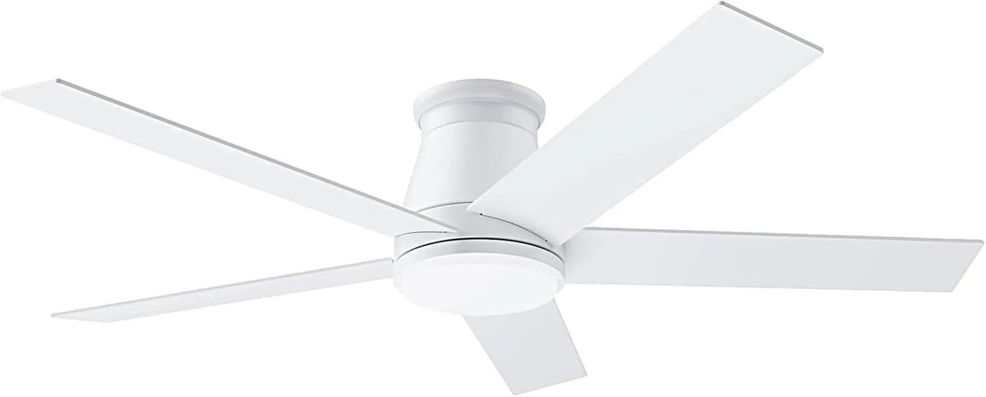52 Inch White Ceiling Fan With Light Six Speed DC Motor from PriceLows™