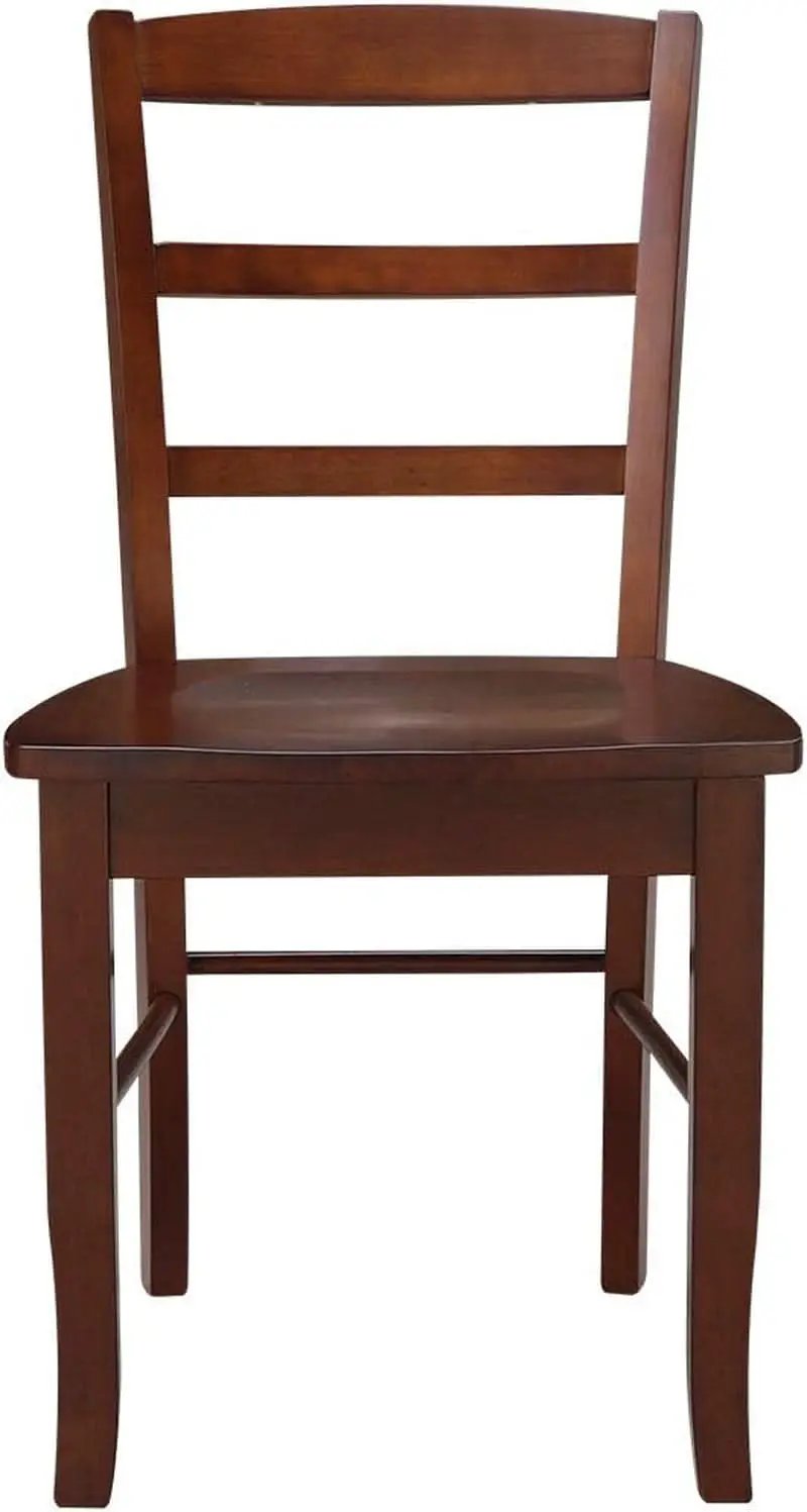 International Concepts Madrid Ladder Back Chair Espresso from PriceLows™