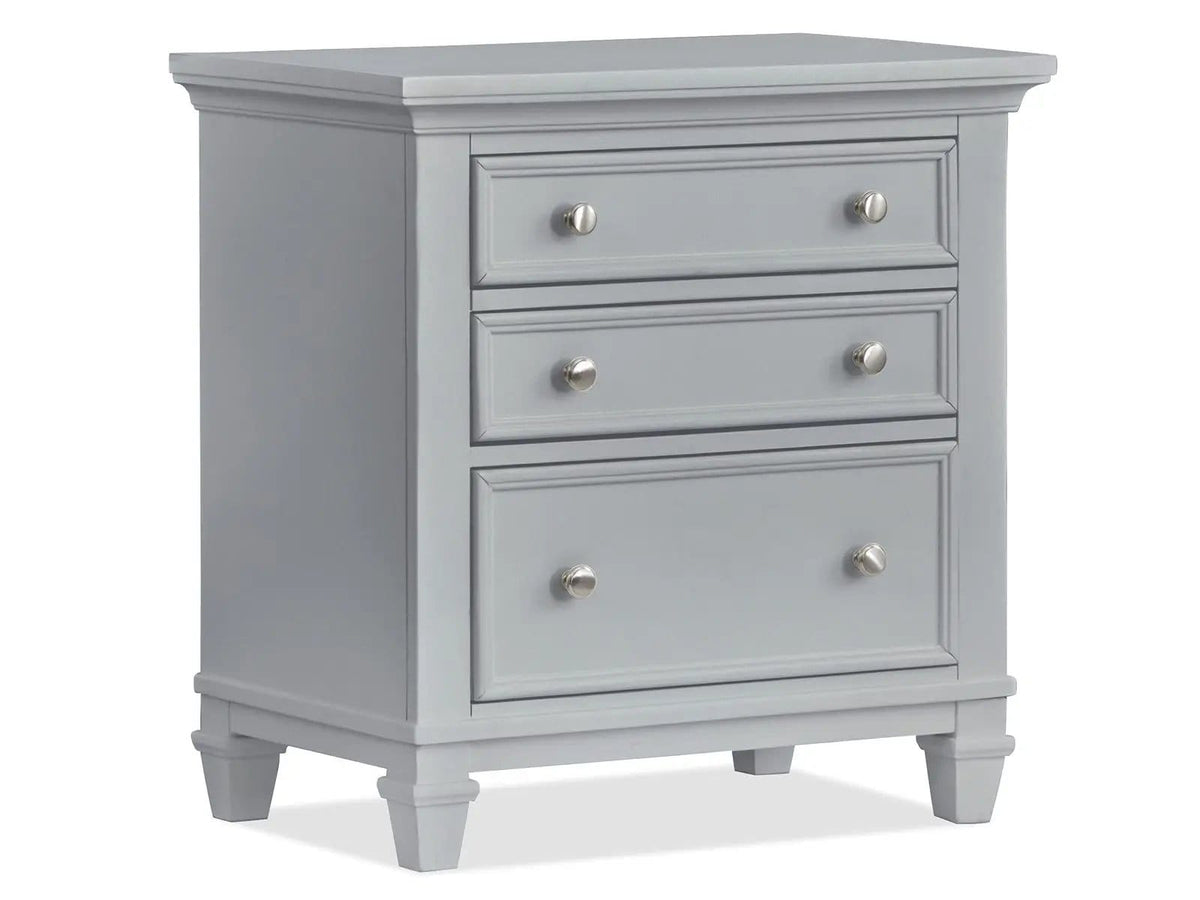 Charleston Drawer Nightstand Nightstands w/ Charging Station | 2 Pieces | Bedroom Furniture | Bedroom