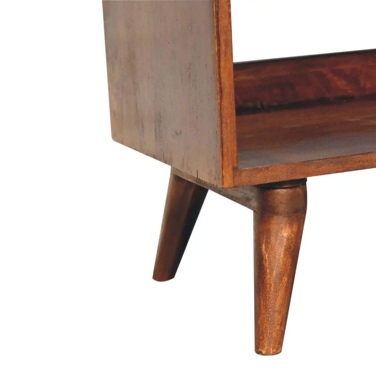 Solid Wood Bench With Upholstered Sea | 3 Pieces | Mango Wood | Home