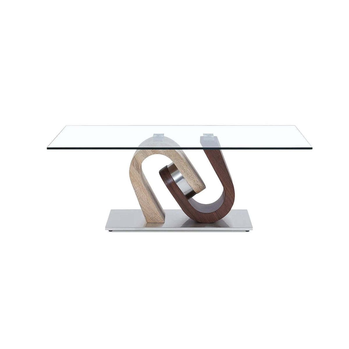 Chase End Table Contemporary Design | 2 Pieces | Solid Wood & Walnut | Living Room
