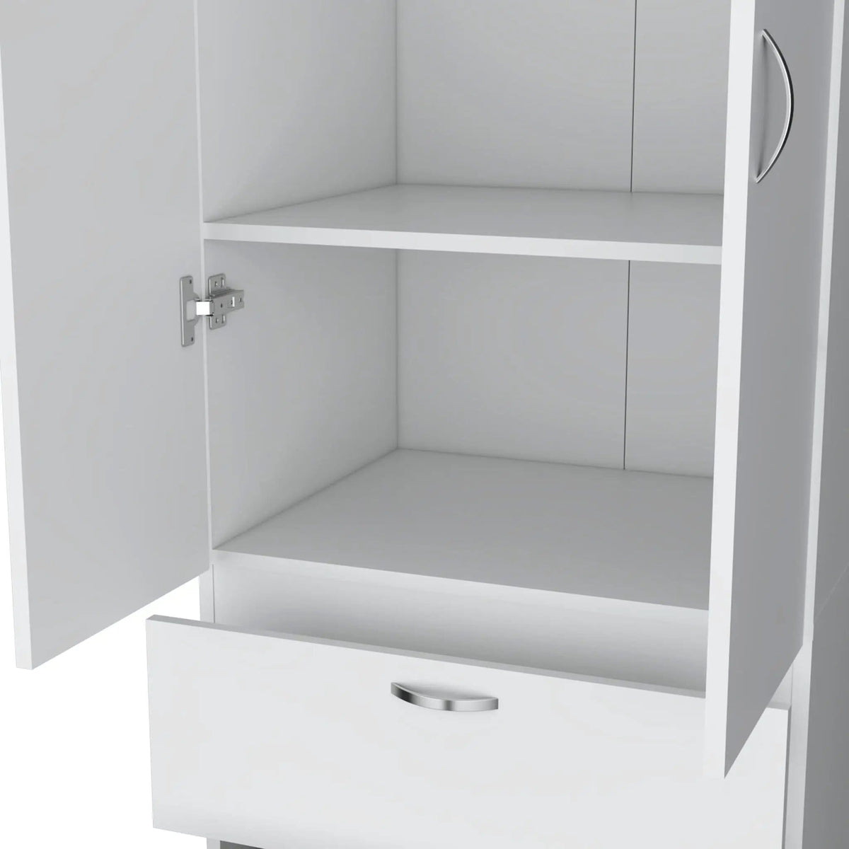 Armoire Organiser, Two Shelves, Rod, Double Door Cabinet Armoire Wardrobe | 2 Pieces | Bedroom Furniture | Bedroom
