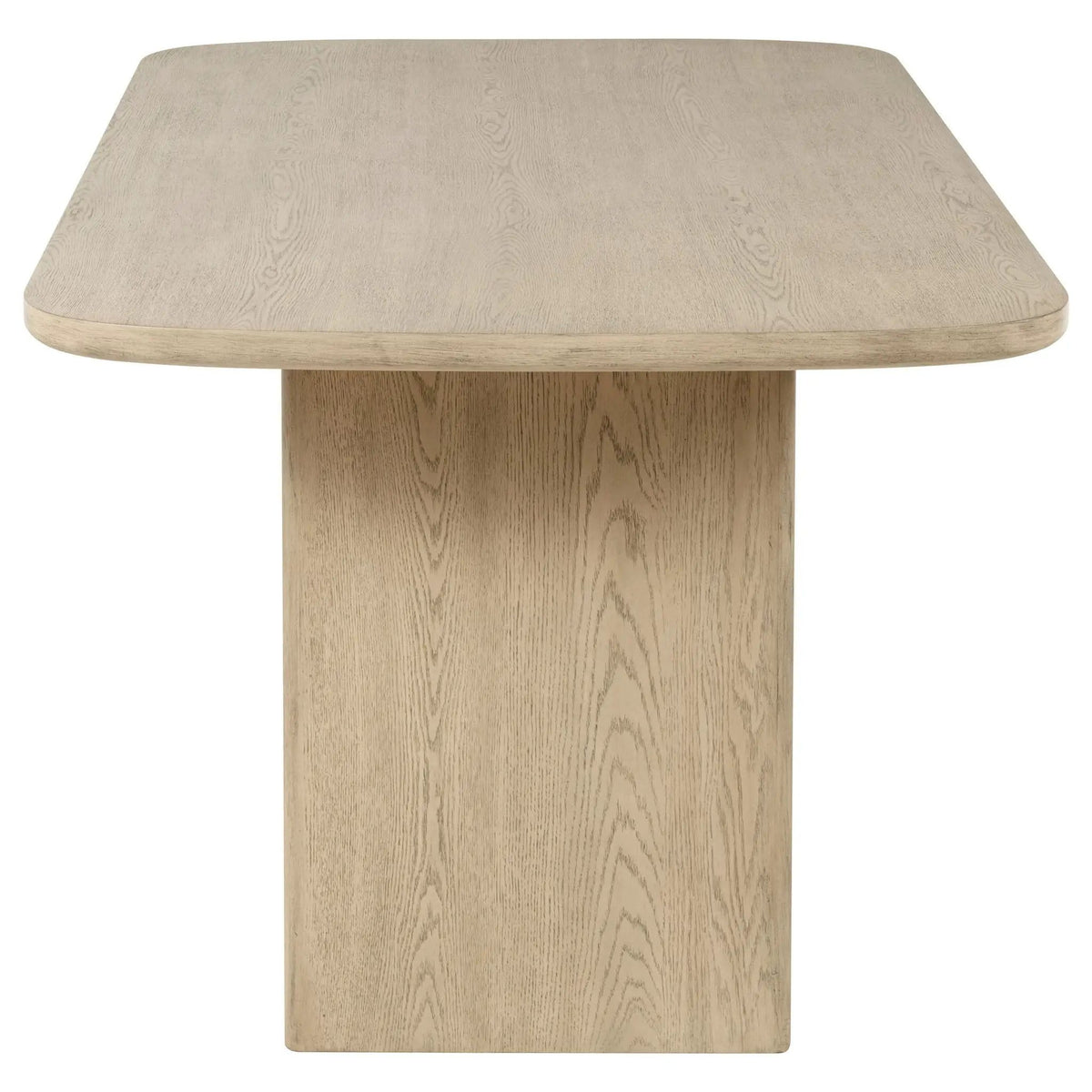 Kailani Cane Counter Height Storage Dining Table Beige | 72 x 42 x 36.5 in | Dining Room Furniture | Oak