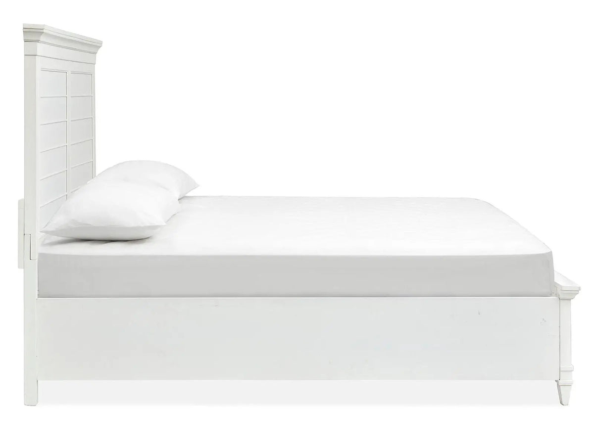 Charleston Panel Storage Bed | Transitional Style | Clean Shapes Crisp Lines | 88.63 Inch Length