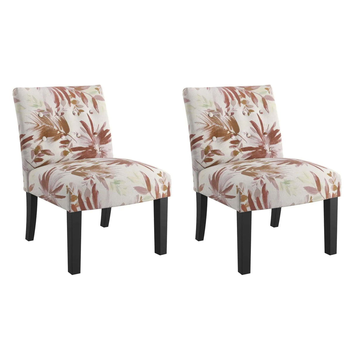 Verma Floral Accent Chair | 22 x 22 x 31 in | Living Room Furniture | Living Room