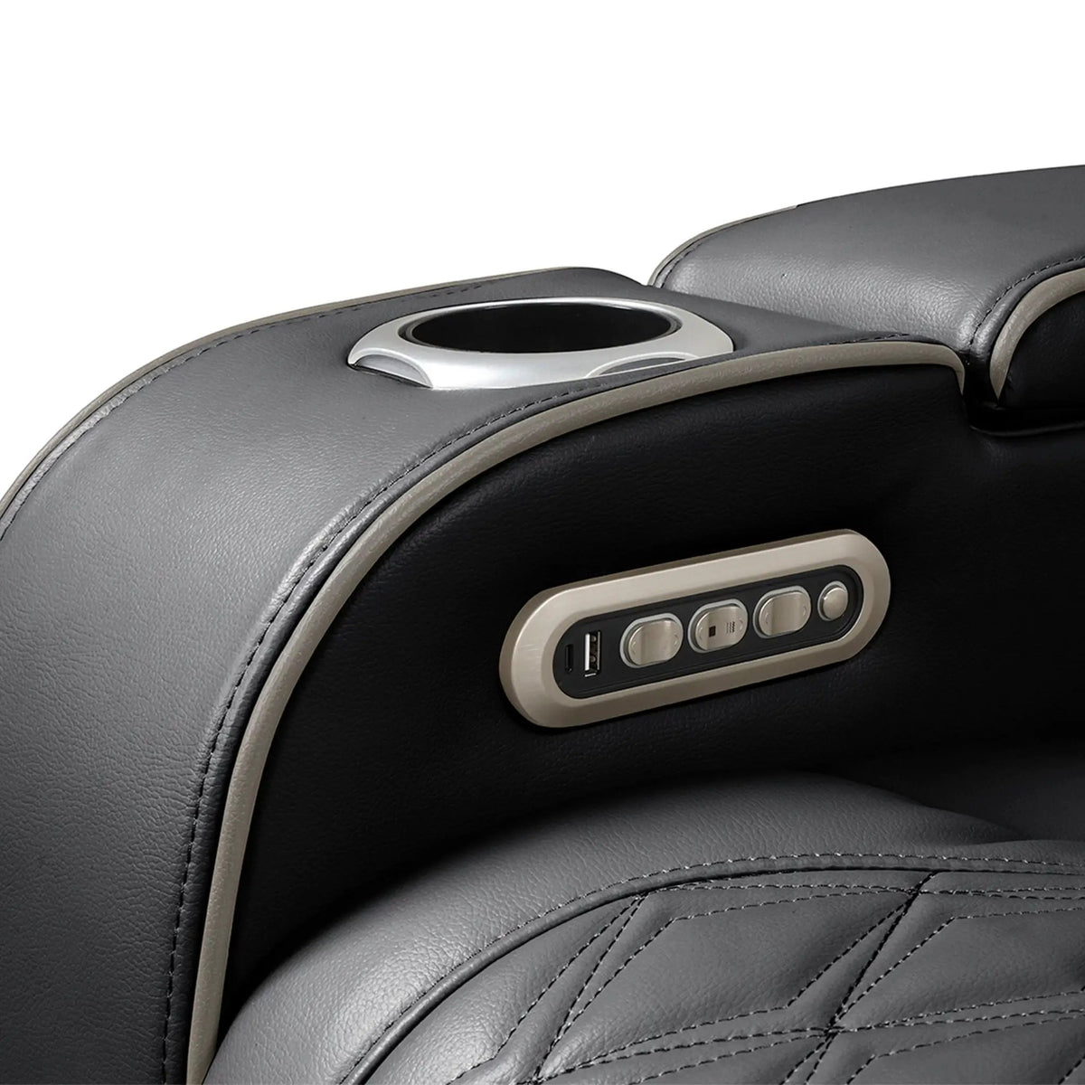 Power Reclining Chair | Vibrating Massage | LED Lighting