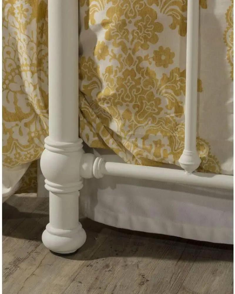 Elegant Soft White Metal Full Queen Headboard Design from PriceLows™