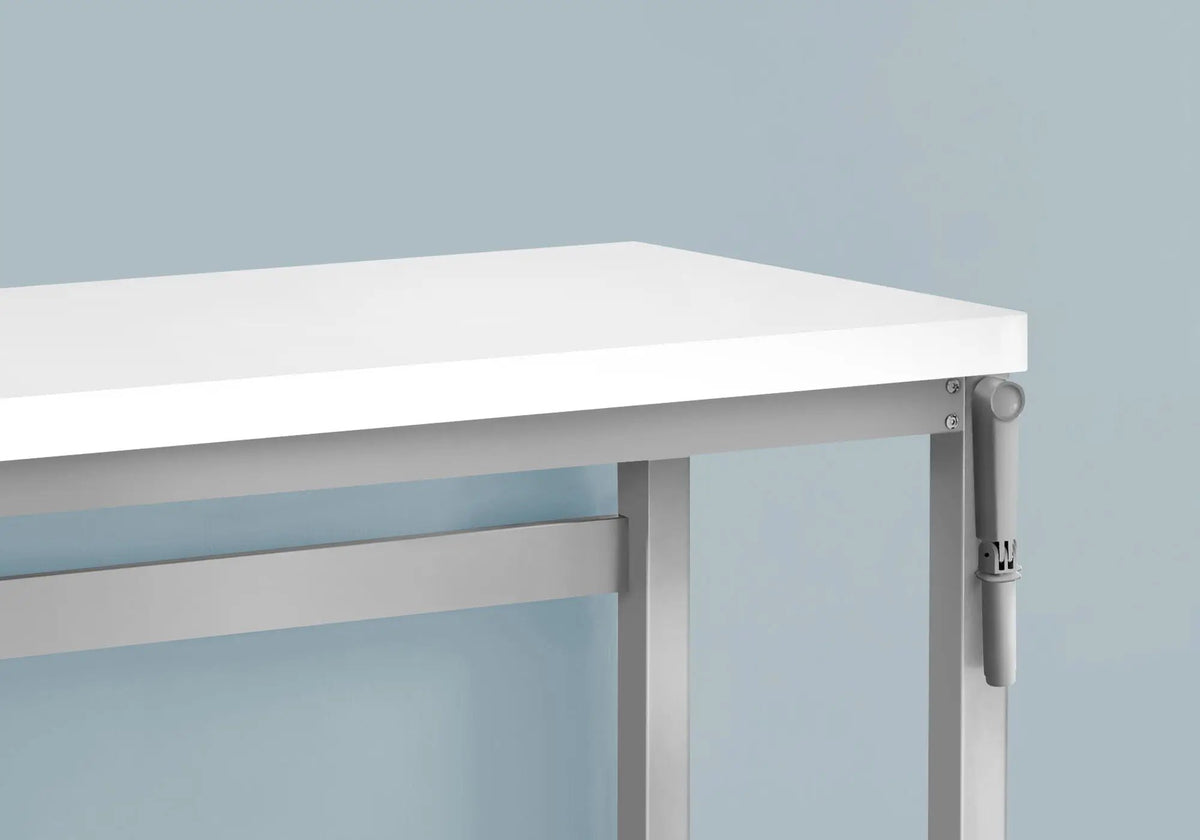 Adjustable Standing Computer Desk | 47.25 Inch Width | Thick Panel Tabletop | Laptop And Writing Use