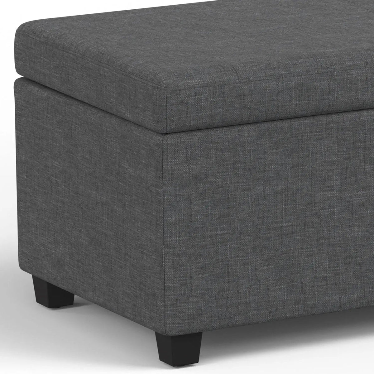 Storage Ottoman Bench | Solid Wood Frame | High Density Foam