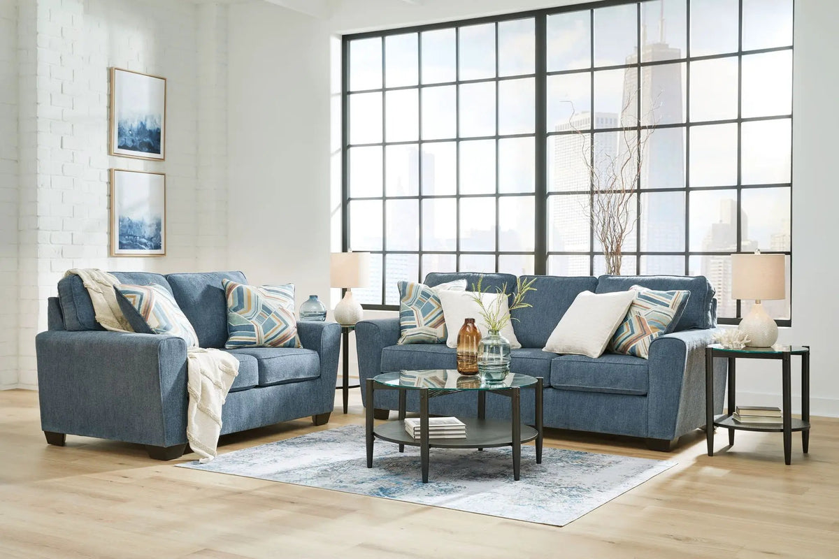 Cashton Living Room Set | Stationary Chair And Ottoman | Simple Style Refresh | Seating Package