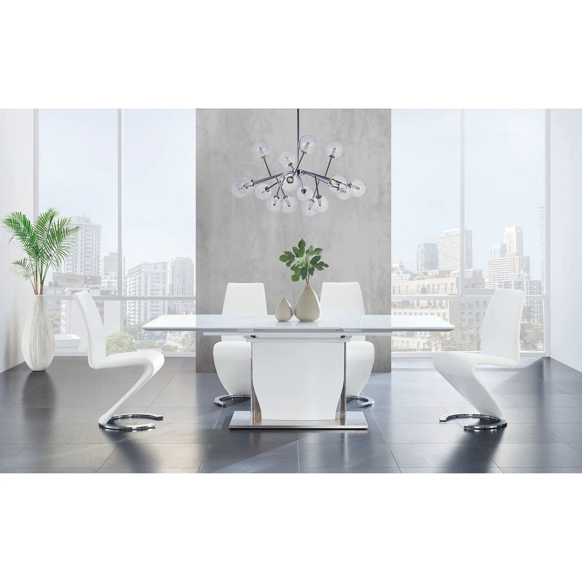 Marcus Horseshoe Dining Chairs | Set Of 2 | Z-Shape Design | Padded Seats