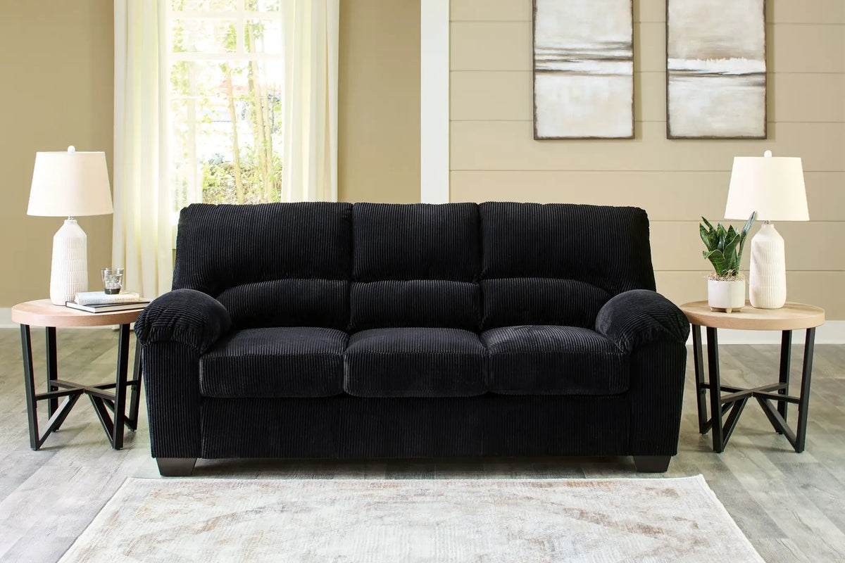 SimpleJoy Corduroy Sofa | Casual Contemporary Style | Super-Soft Fabric | 83 Inch Length