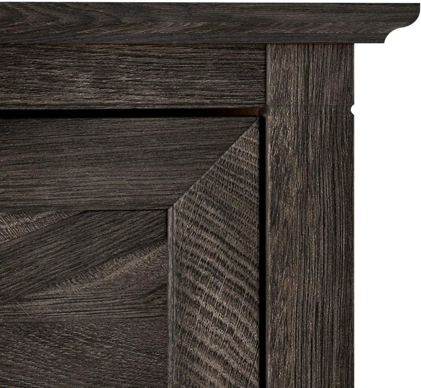 Key West 2 Drawer Lateral File Cabinet Dark Gray Hickory from PriceLows™