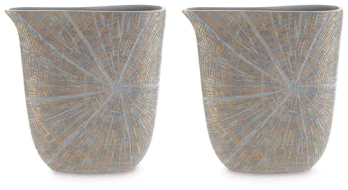 Ardenley Vase | Starburst Pattern | Artisanal Appeal | 10.5 Inch Height