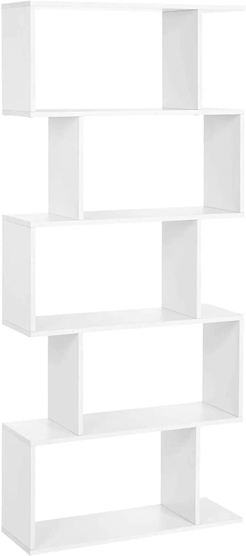 Tree Shaped Bookcase Freestanding White 13 Shelves Storage from PriceLows™