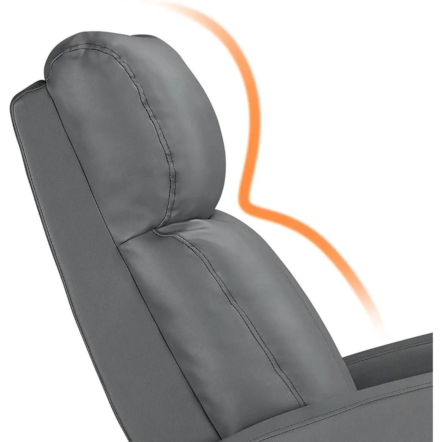 Grey Recliner Chairs Set Of 2 For Living Room Comfort from PriceLows™