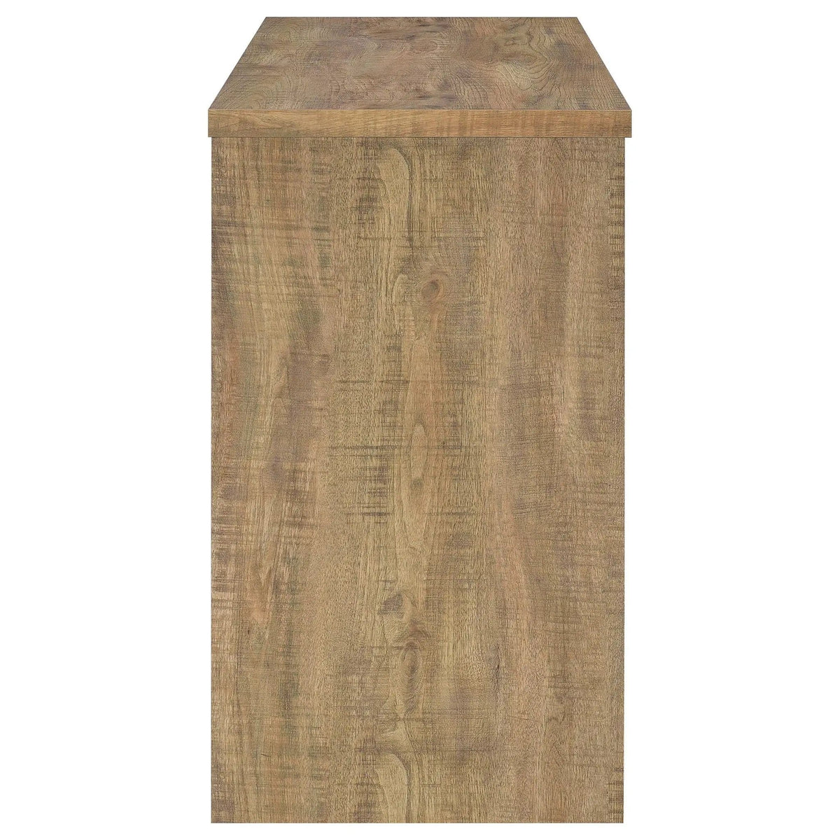 Topanga Engineered Wood Freestanding Home Bar Mango | 47.25 x 23.5 x 43.5 in | Engineered Wood & Metal | Home